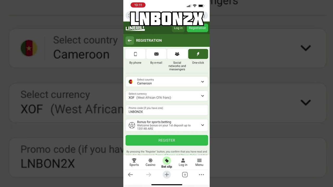 Code promo Linebet Cameroun 🇨🇲. Linebet CAMEROON PROMO CODE #shorts