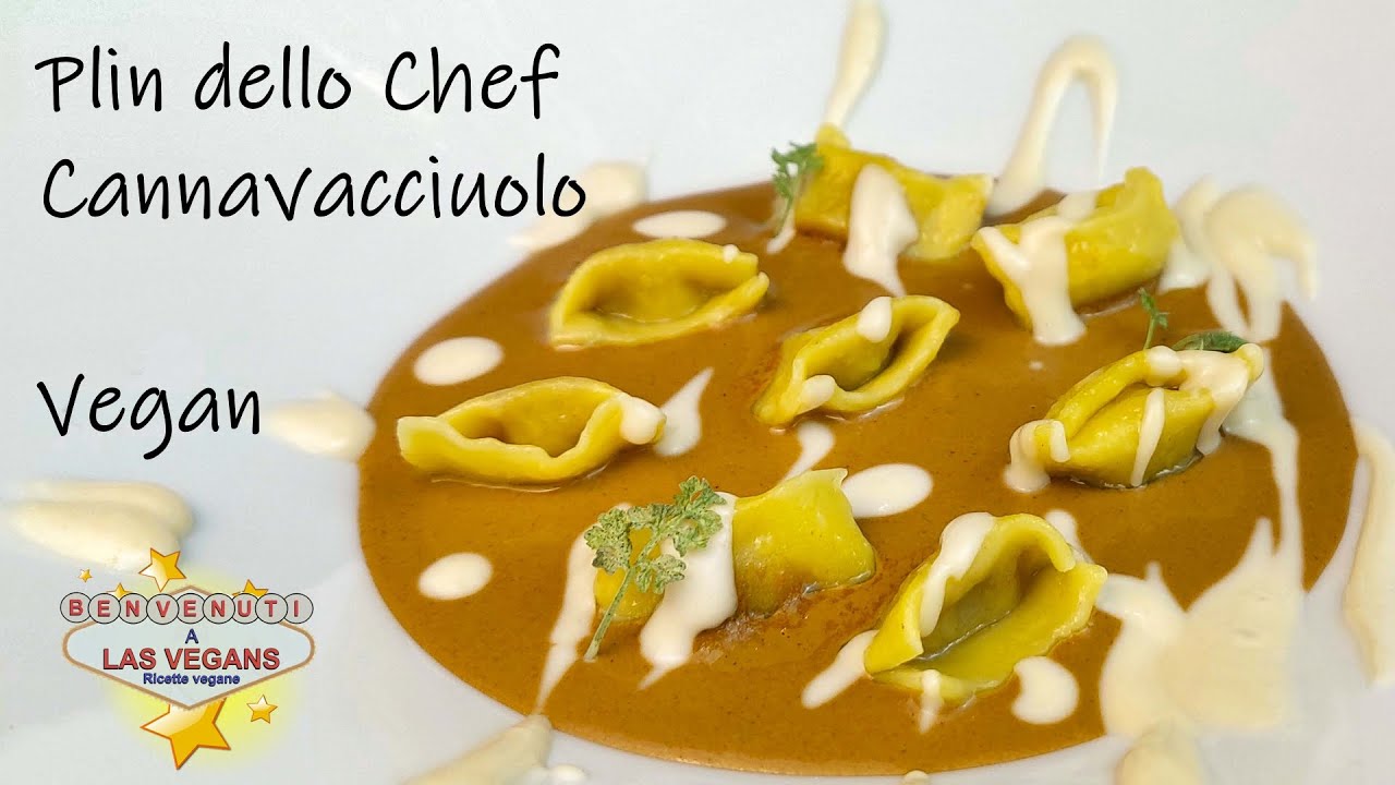 Plin vegani con zuppetta di foie gras  💚 Ricetta veganizzata dello Chef Cannavacciuolo
