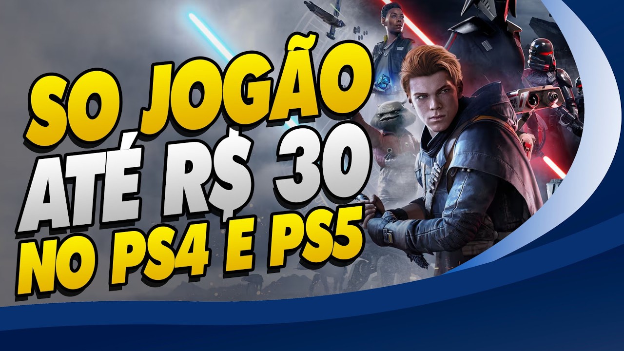 CORRE! S&Oacute; JOG&Atilde;O AT&Eacute; 30 REAIS EM MEGA PROMO&Ccedil;&Atilde;O NO PS4 E PS5!