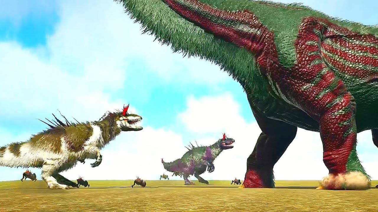 Ark Survival - PLAGUEBEARER YUTYRANNUS vs LARGE DINOS [Ep.624]