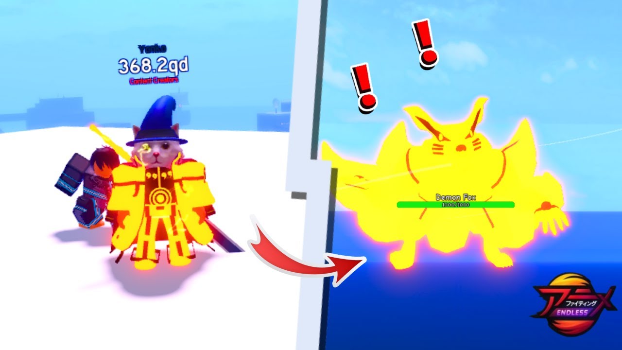 COMO DERROTAR E SHOWCASE DOS PODERES DA KURAMA - AFS Endless