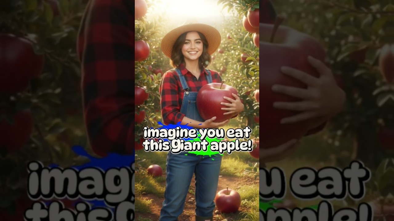 Isabela Moner is harvesting giant apples