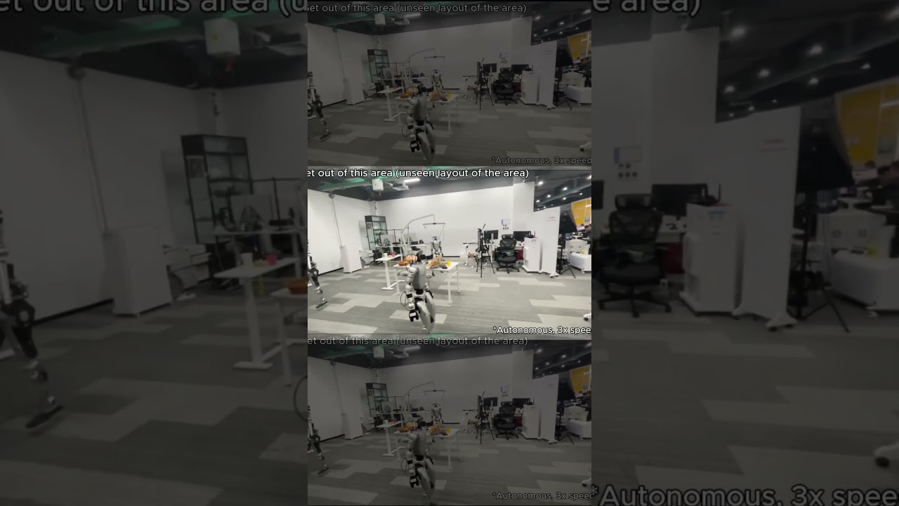 Robot Getting Out of This Area  #BAAI #Robotics #AI #MachineLearning  #EmbodiedAI #Robot #fyp