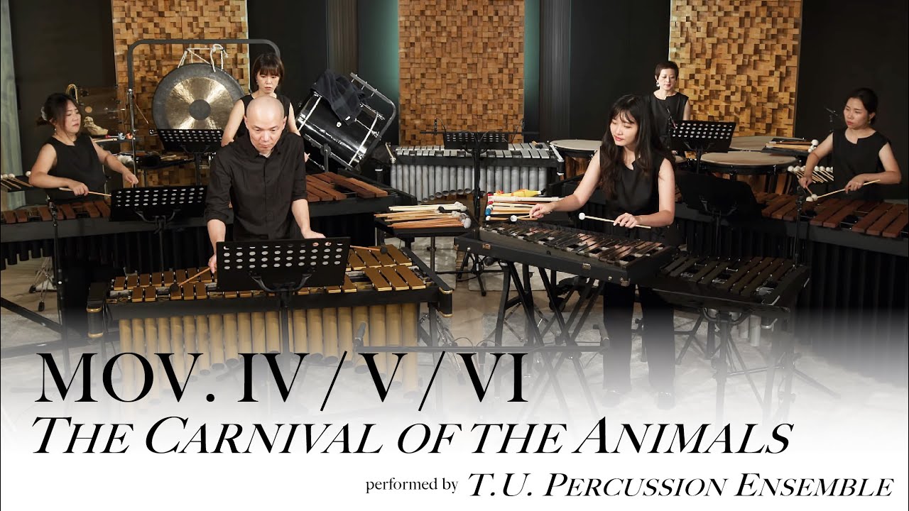 Saint-Saëns: The Carnival of the Animals mov.4, 5, 6 / T.U. Perc. Ens. #DistinguishedEnsemble S6 E02