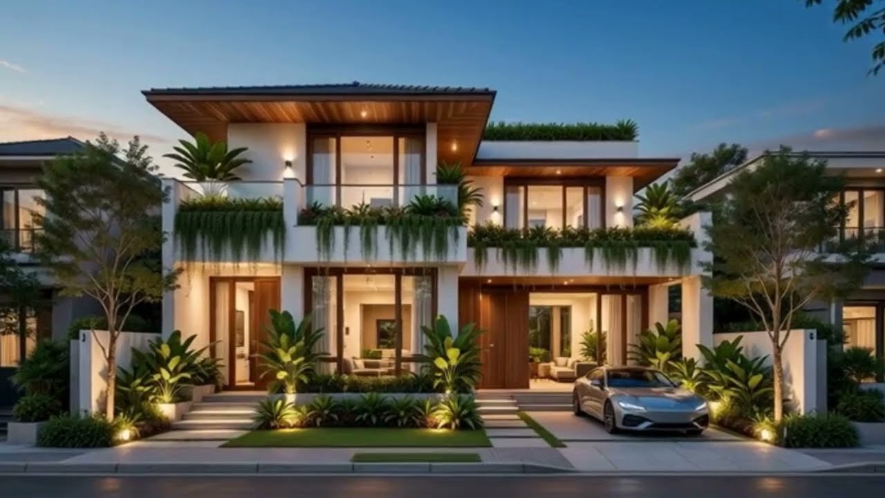 Tropical Luxury villa#architecture#trending#viral 