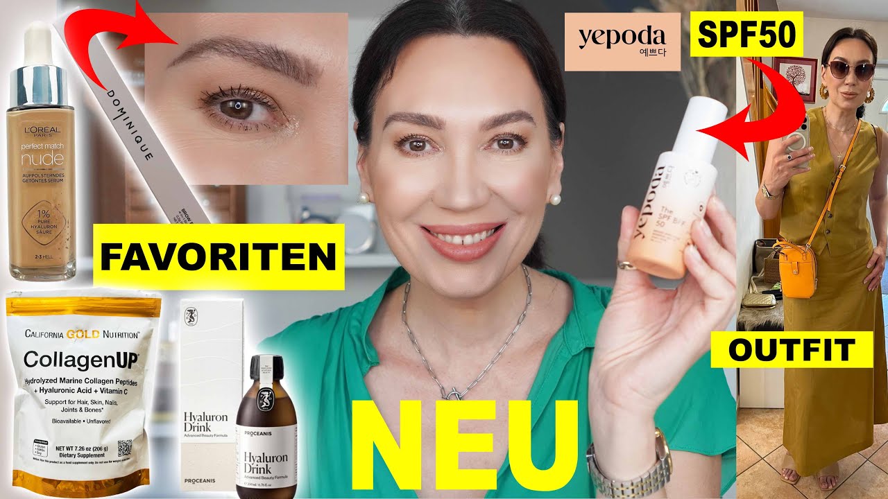 Sommer Pflege Morgenroutine NEU Yepoda SPF50 / FAVORITEN: Make-up, Hyaluron & Kollagen Drinks, ZARA