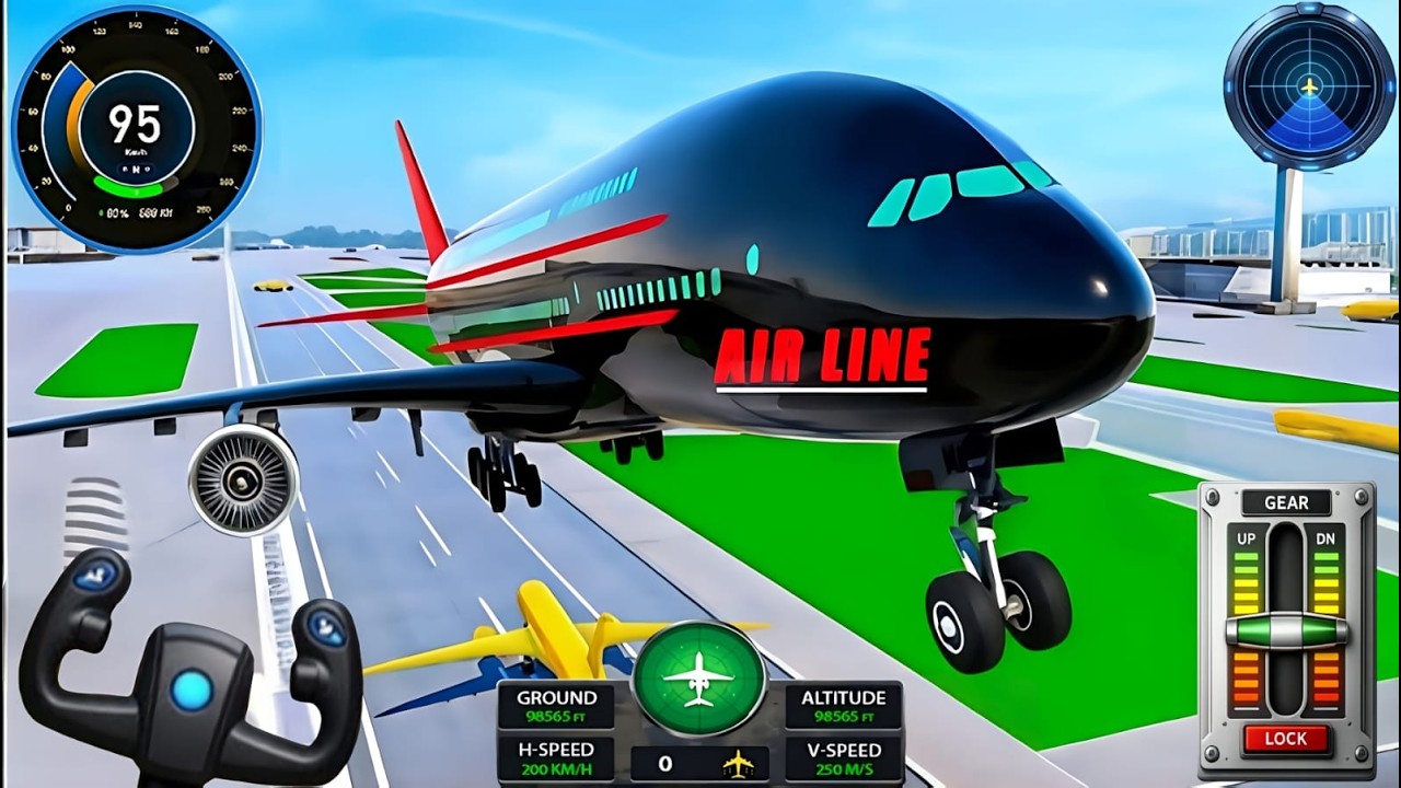 Flight Airplane City Pilot Simulator - Boeing Emergency Landing Goes Wrong 🚨✈️ (Android Gameplay)