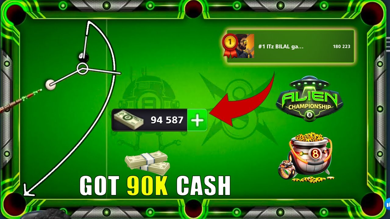 I Purchased 90K Cash for Alien Championship Top - 8 ball pool