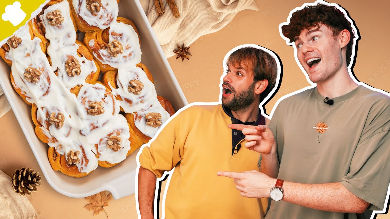 Cinnamon Rolls mit Sweet Potato Twist – Absoluter Herbst Banger! 🍂