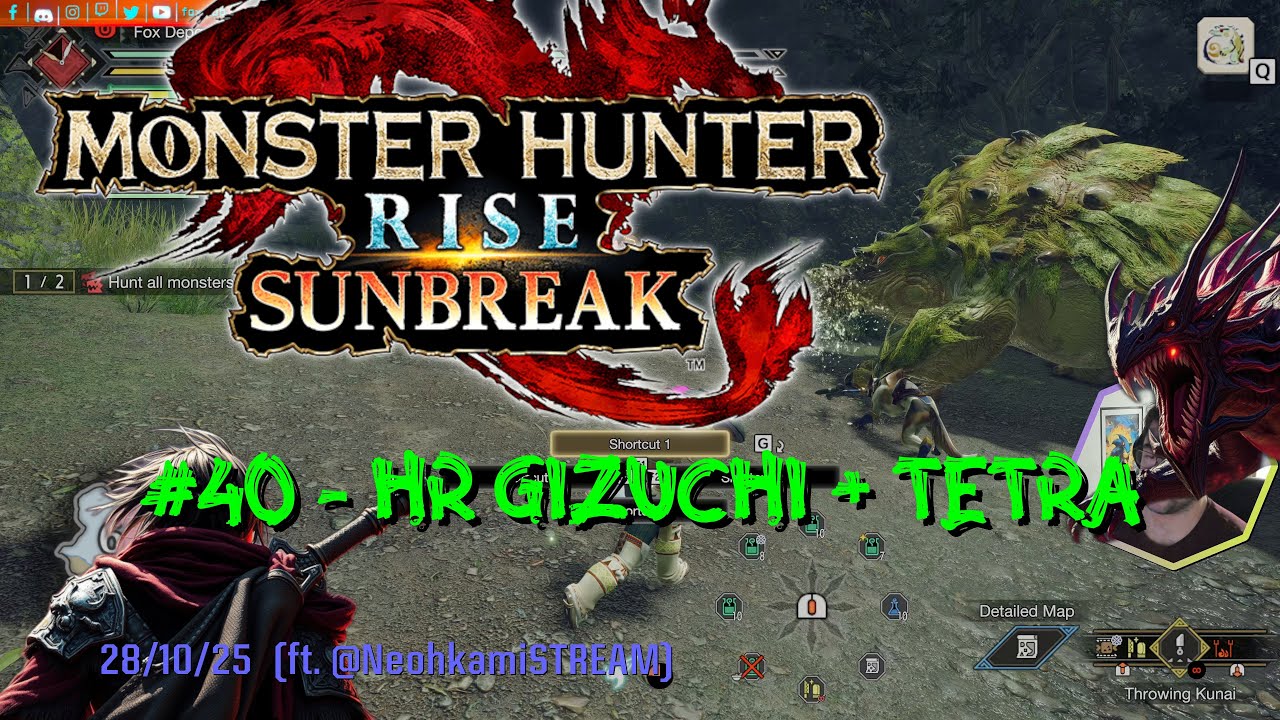 MHR Sunbreak - 40 [4K] - HR GIzuchi + Tetra - 28/10/25 (ft. @NeohkamiSTREAM)