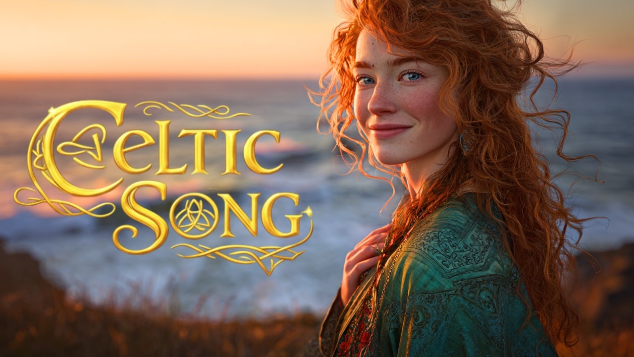 Celtic Sunset Song 🌅 Healing Female Vocals & Ocean Ambience for Deep Relaxation