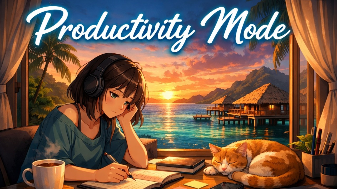Productivity Mode - Lofi Beats for Studying, Working & Deep Focus | Relaxing Background Music