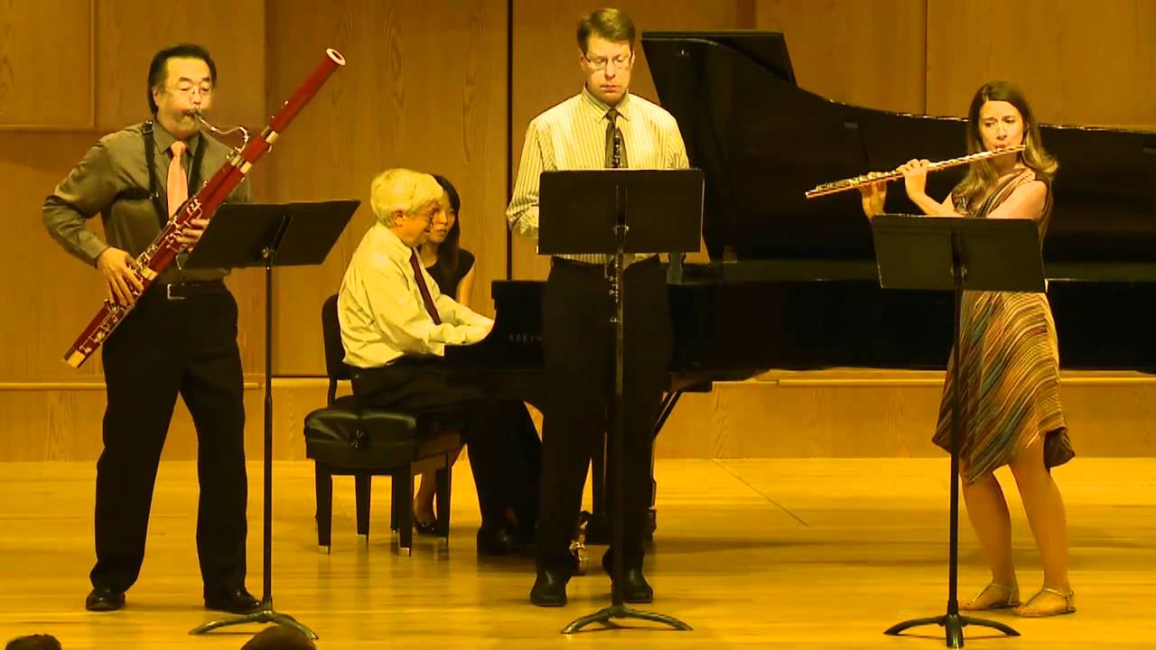 Bill Douglas - Quartet for Flute, Oboe Bassoon and Piano, I.  Cantilena