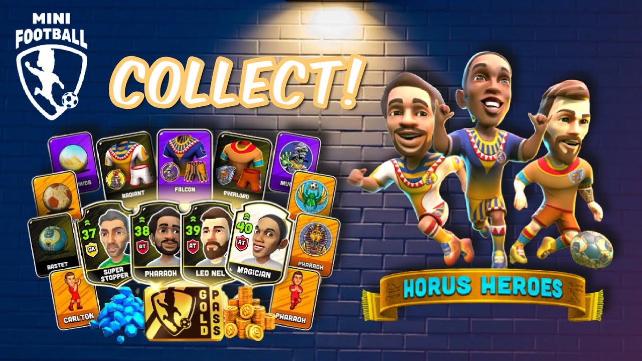 Mini Football - Horus Heroes Season Pass Collect! (Free Pass/Gold Pass)