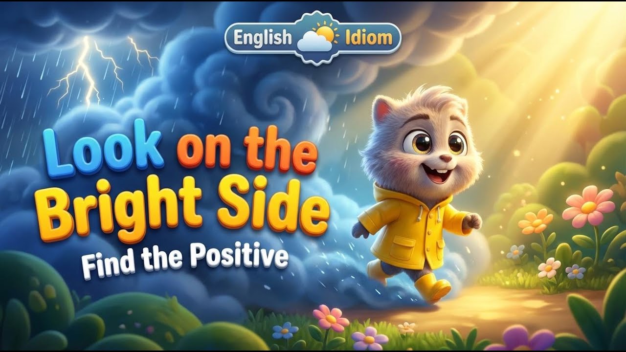 Смотрите на вещи с оптимизмом ☀️ | Изучайте эту английскую идиому с помощью рассказов