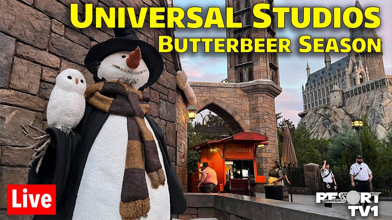 🔴Live: Magical Monday at Universal Studios - Butterbeer Season - Universal Live Stream - 3-2-26