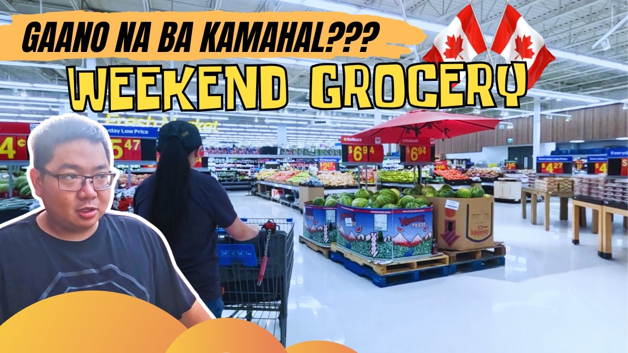 Weekend Grocery Shopping in Canada | A Day at Walmart | Buhay Canada | JAG AND TALA