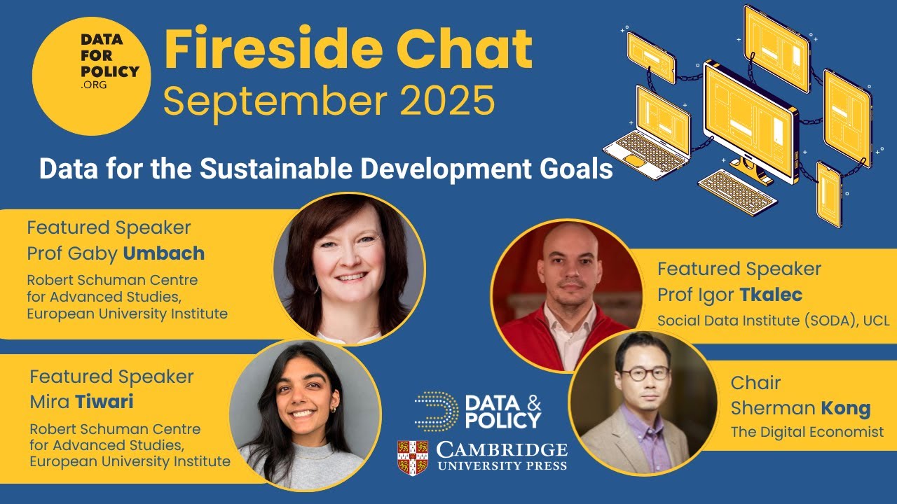 Data for the Sustainable Development Goals I Data for Policy Fireside Chat September'25