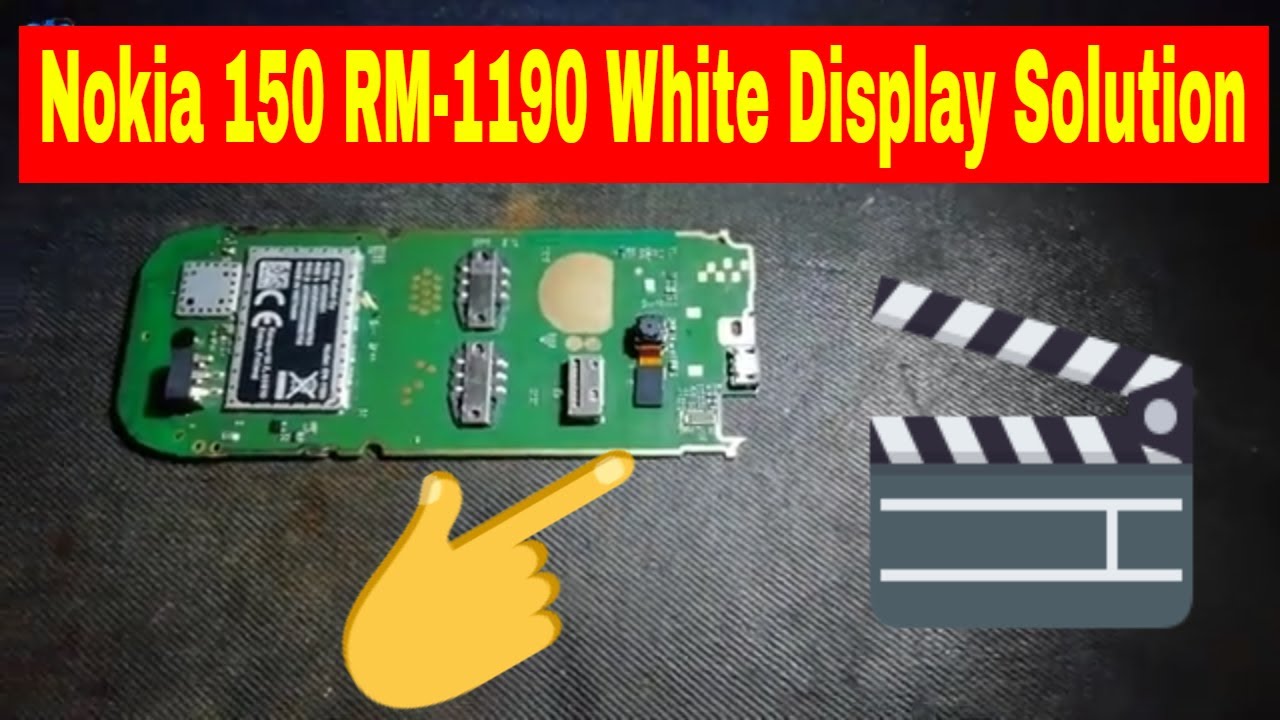 Nokia 150 RM-1190 White Display Solution 100% tested Solution ETC ALL Over