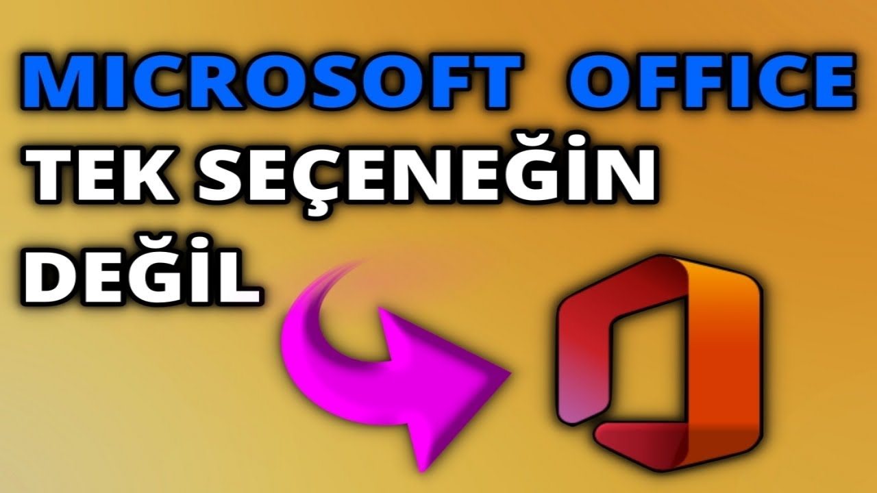 Microsoft Office'in Ücretsiz Alternatifi (Açık Kaynak Kodlu)👈👈