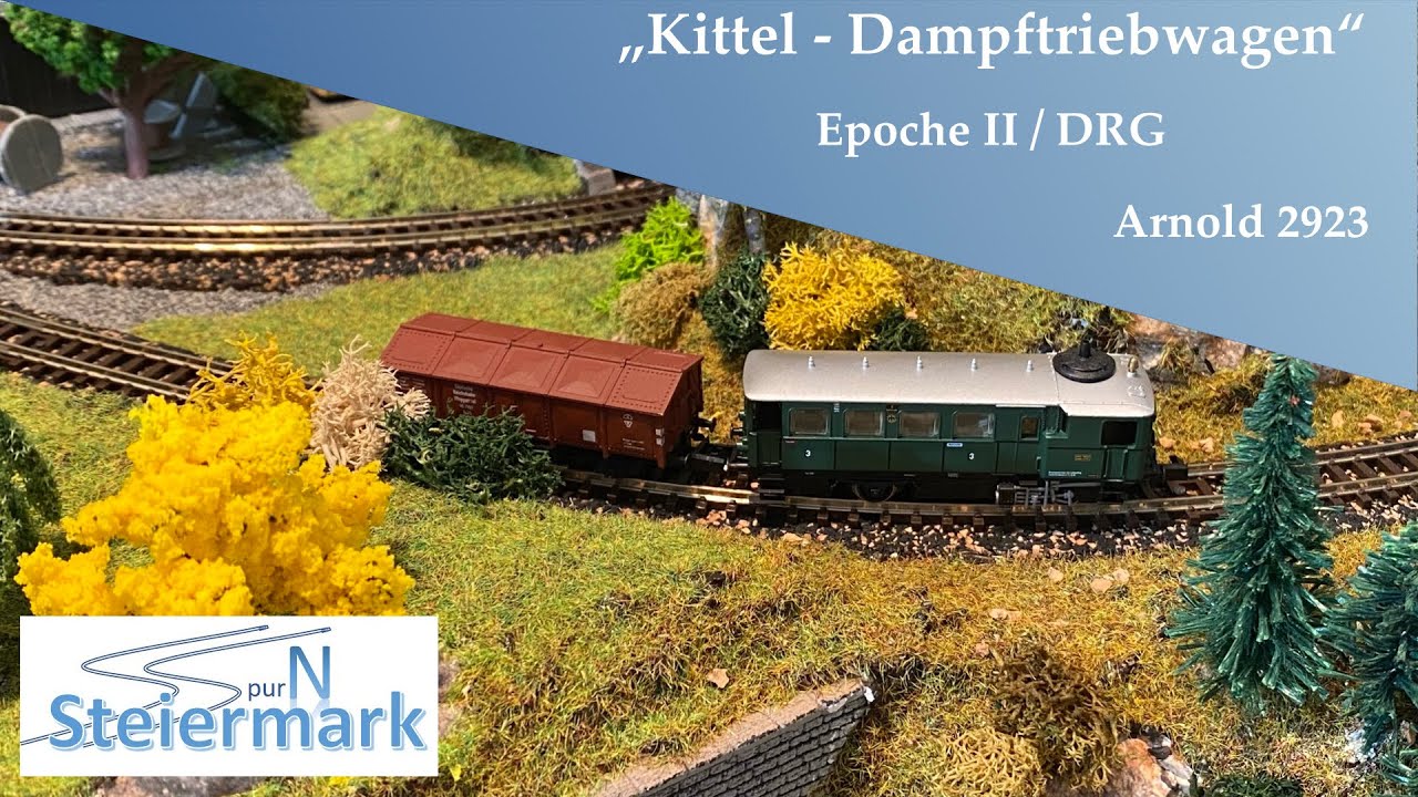 Spur N - Dampftriebwagen „Kittel“ / DRG / Epoche II / Arnold 2923 - Modellvorstellung