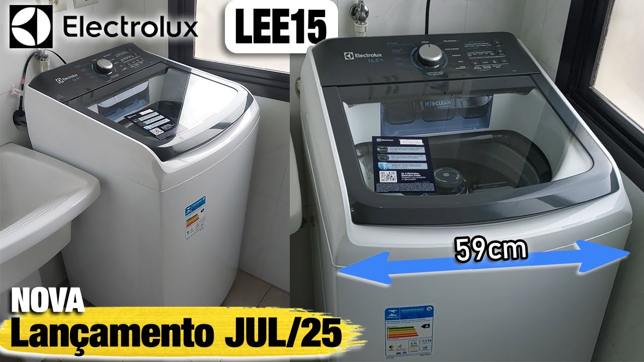 💧 Nova Lavadora Electrolux LEE15 – Potente, Econômica e Compacta? VALE A PENA?