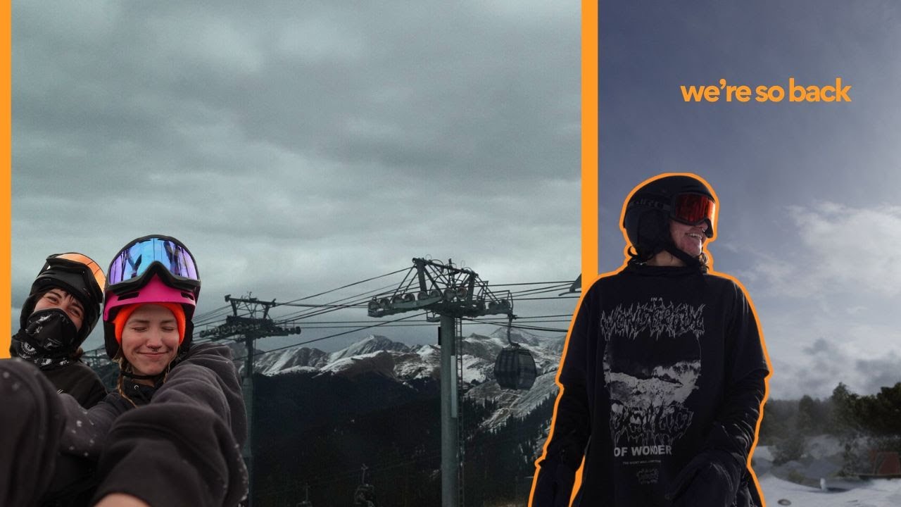 my first day back on the mountain!!! (there's no snow.)