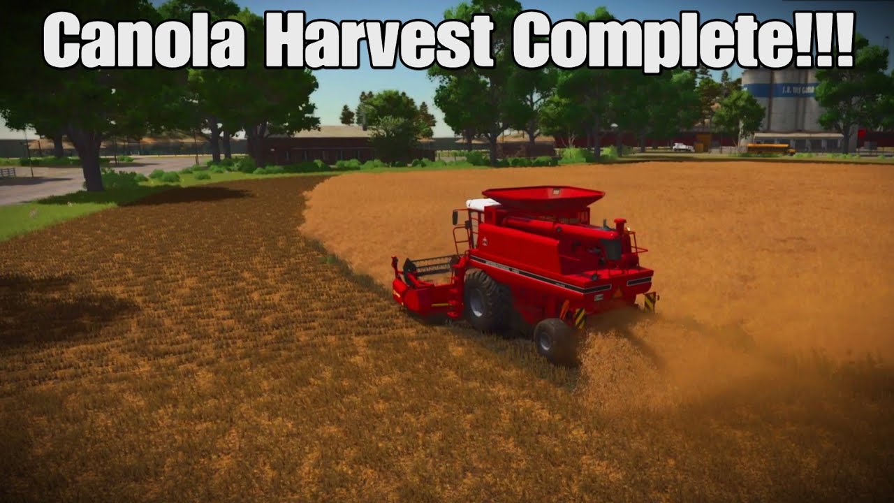 Trout River Valley: Episode #3. Canola Harvest Complete & Stored + Bale Truck Added!!! FS25 PS5.