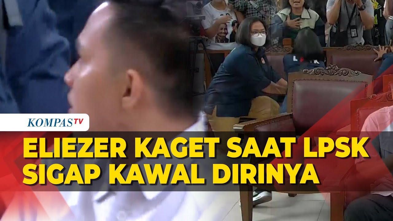 Momen Richard Eliezer Kaget Saat LPSK Sigap Kawal Dirinya di Sidang Vonis