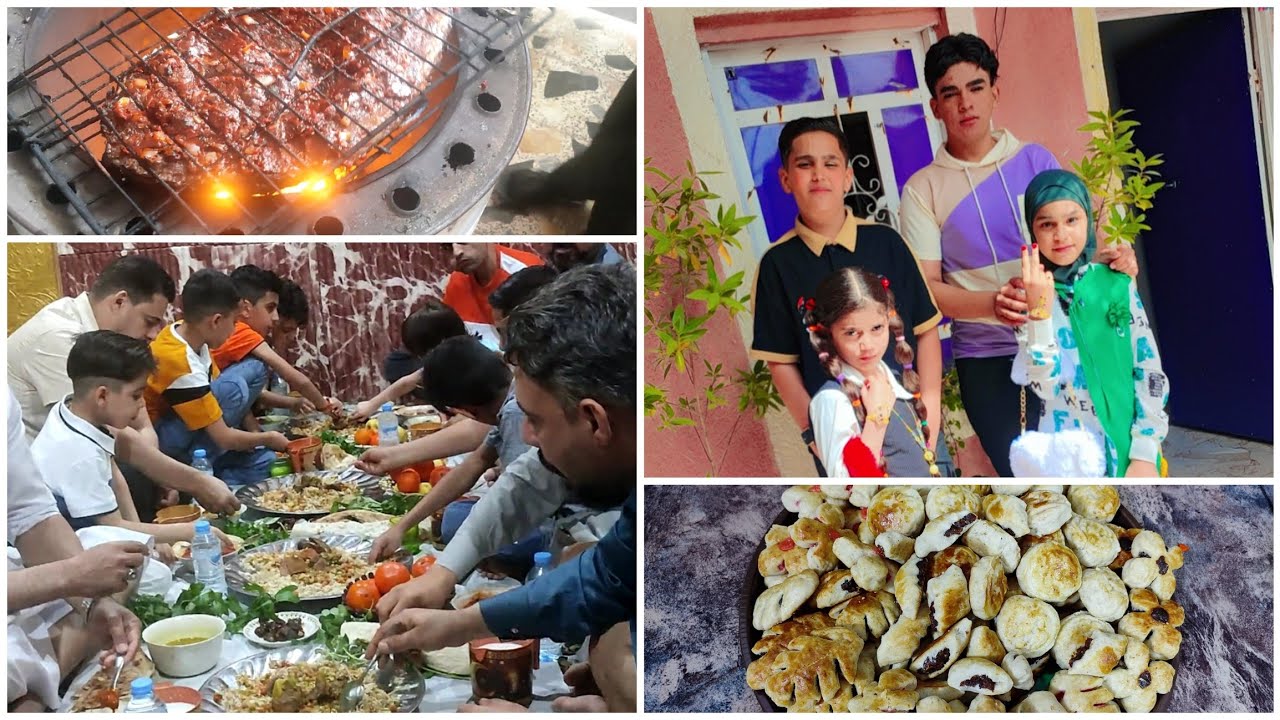 روتين من قبل العيد🤗 الحد ثاني يوم العيد😉شلون كليجه😋ربي يحفض لمتنه 🤲