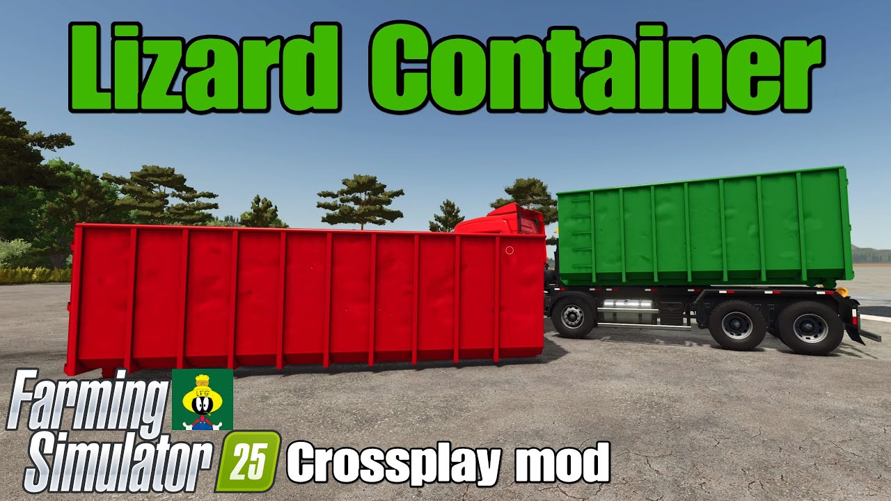 Lizard Container / FS25 crossplay mod