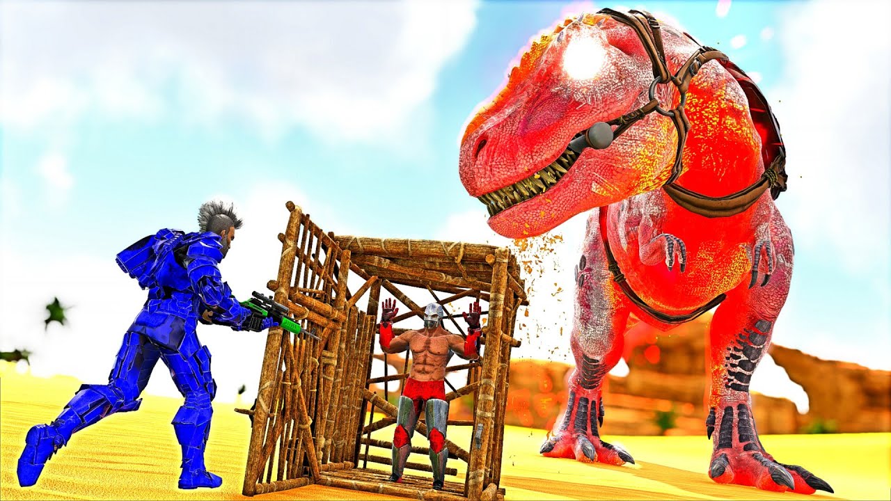 Ark PVP - Prendi Um Rival! Vou Invadir a Base e DESTRUIR Todos Os Dinossauros! É o Fim? (G.R)