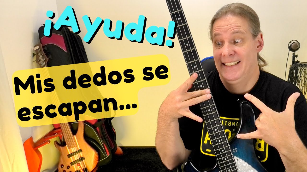 Controla los dedos en el Bajo: Cómo evitar que se alejen del mástil