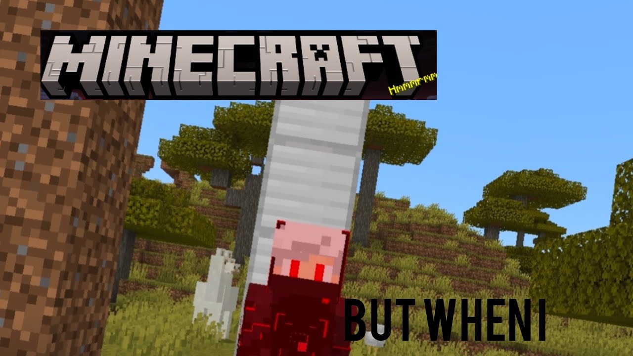 minecraft but when I take damage then I get op item