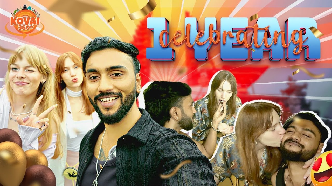 Celebrating Our 1 Year Anniversary In Bali 🥳🎂❤️ @Kovai360