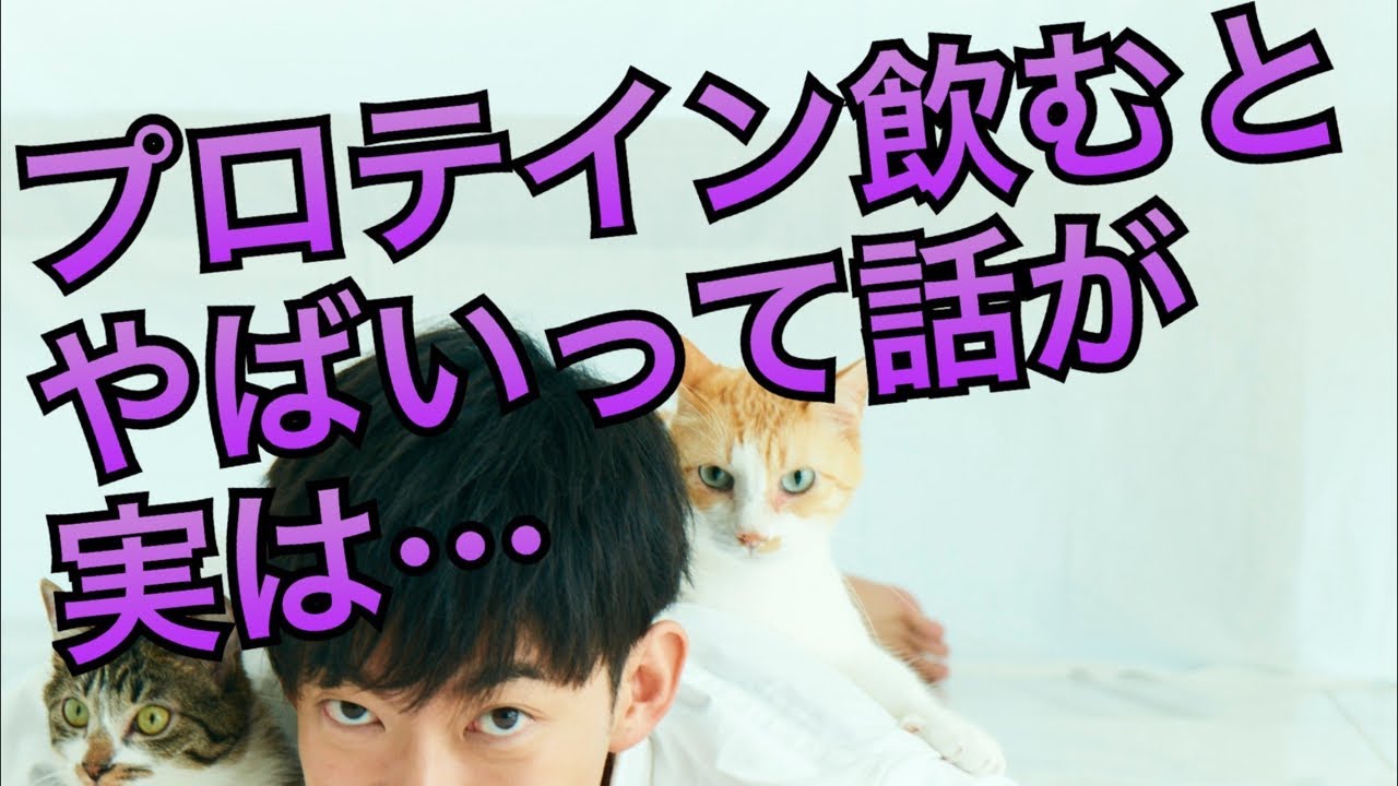 プロテインは体に毒って話が実は…