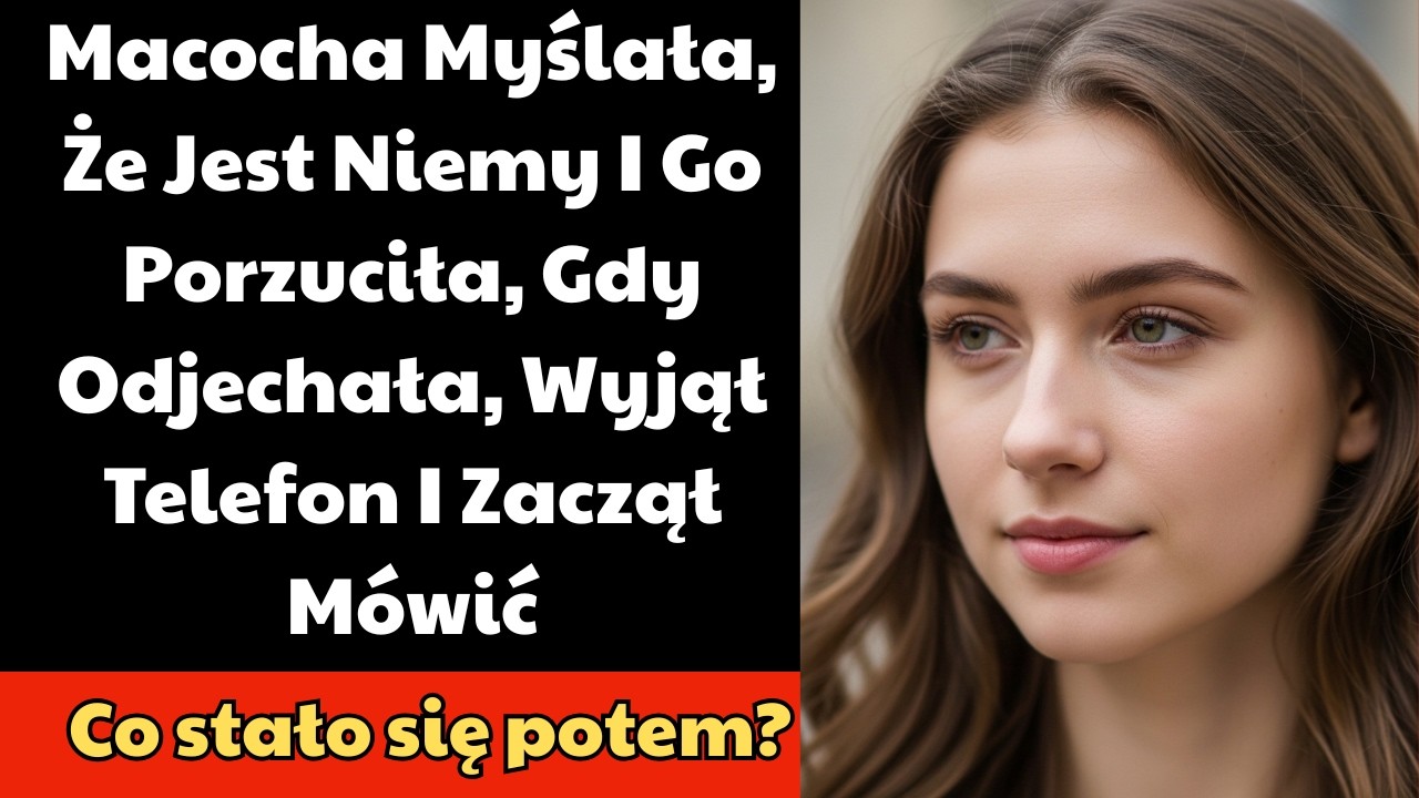 Macocha Myślała, Że Jest Niemy I Go Porzuciła, Gdy Odjechała, Wyjął Telefon I Zaczął Mówić