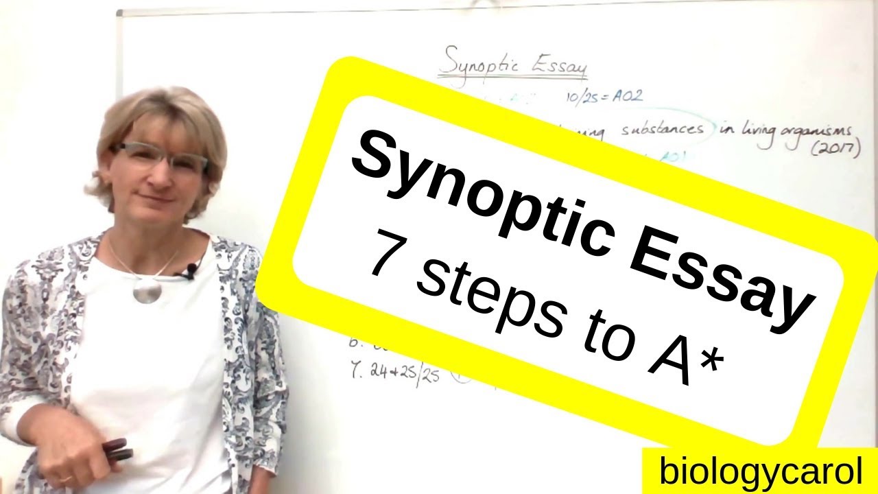 Synoptic essay - 7 steps to A*
