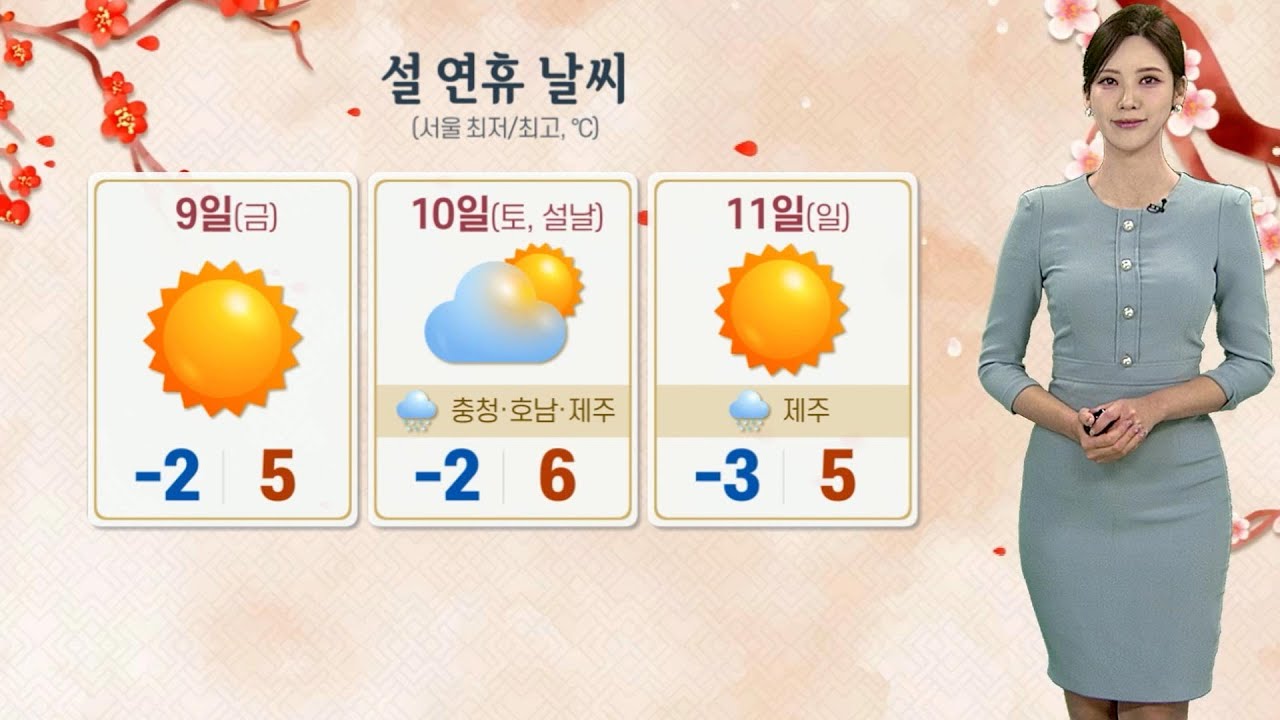 [날씨] 밤사이 서쪽 짙은 안개…설 연휴 공기질 나쁨 / 연합뉴스TV (YonhapnewsTV)