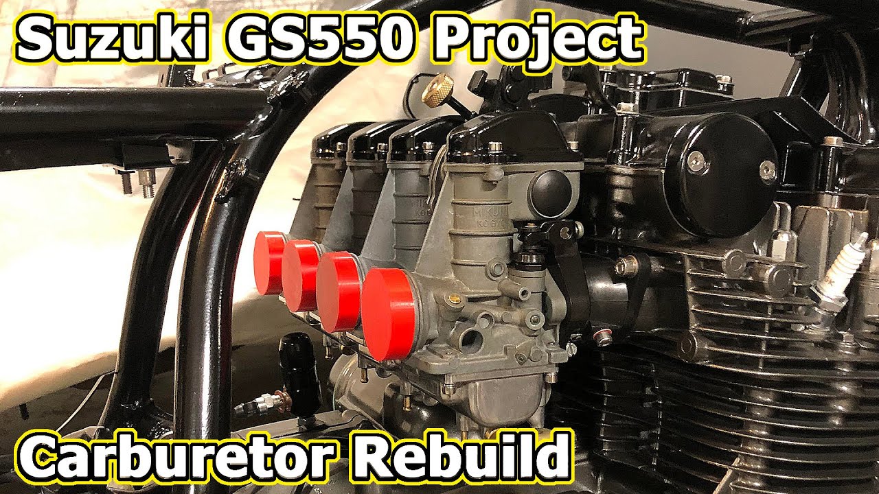 Carburetor Rebuild | Suzuki GS550 | Tracker / Cafe Racer Project