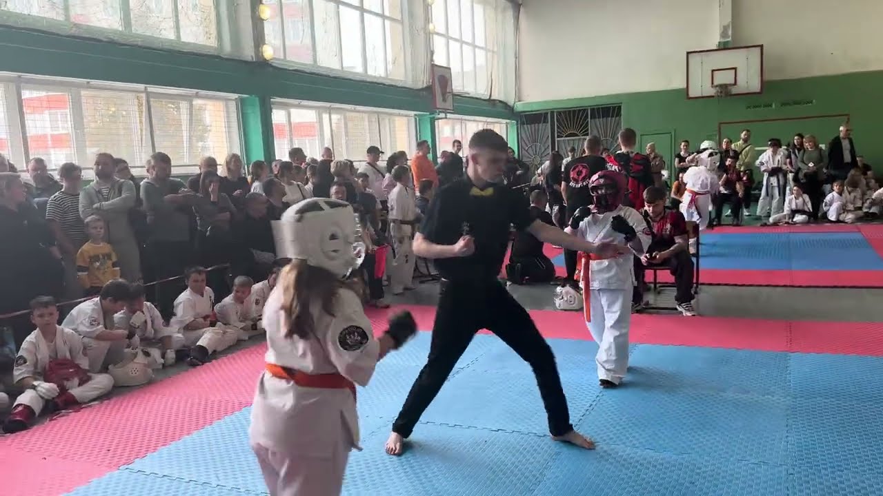 Я в білому шоломі🥋мій другий бій🥋тут я виграла🥇🏆#kyokushin_karate #karate #karate1 #kyokushinkai 