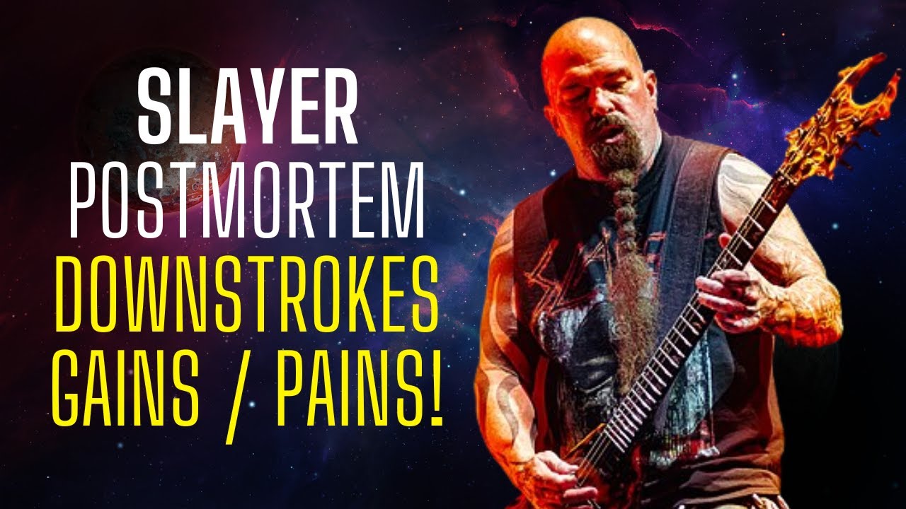 How to play Slayer Postmortem verse [Downstroke Hell]