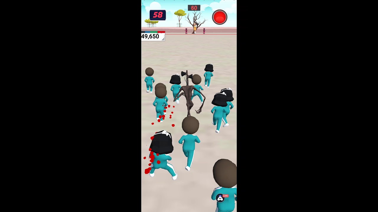Squid Game LIVE 🔴 | Serious Gamer Play | No Second Chance 😈 #shortslive #shortsfeed