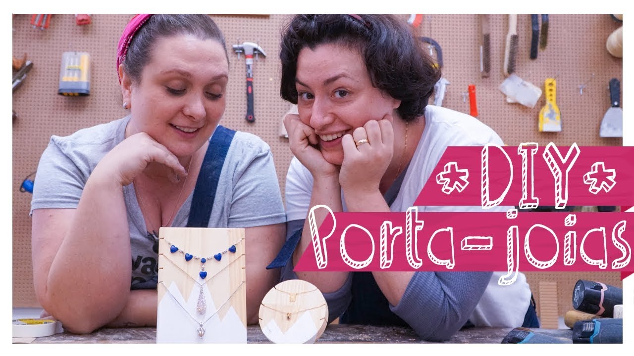 Como fazer um PORTA-JOIAS de madeira | DIY