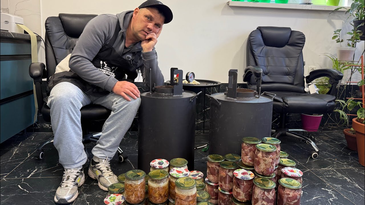 Домашня Тушонка з Автоклава,Закрутка банок по 100 штук вдень, Авто ключ для закруток…