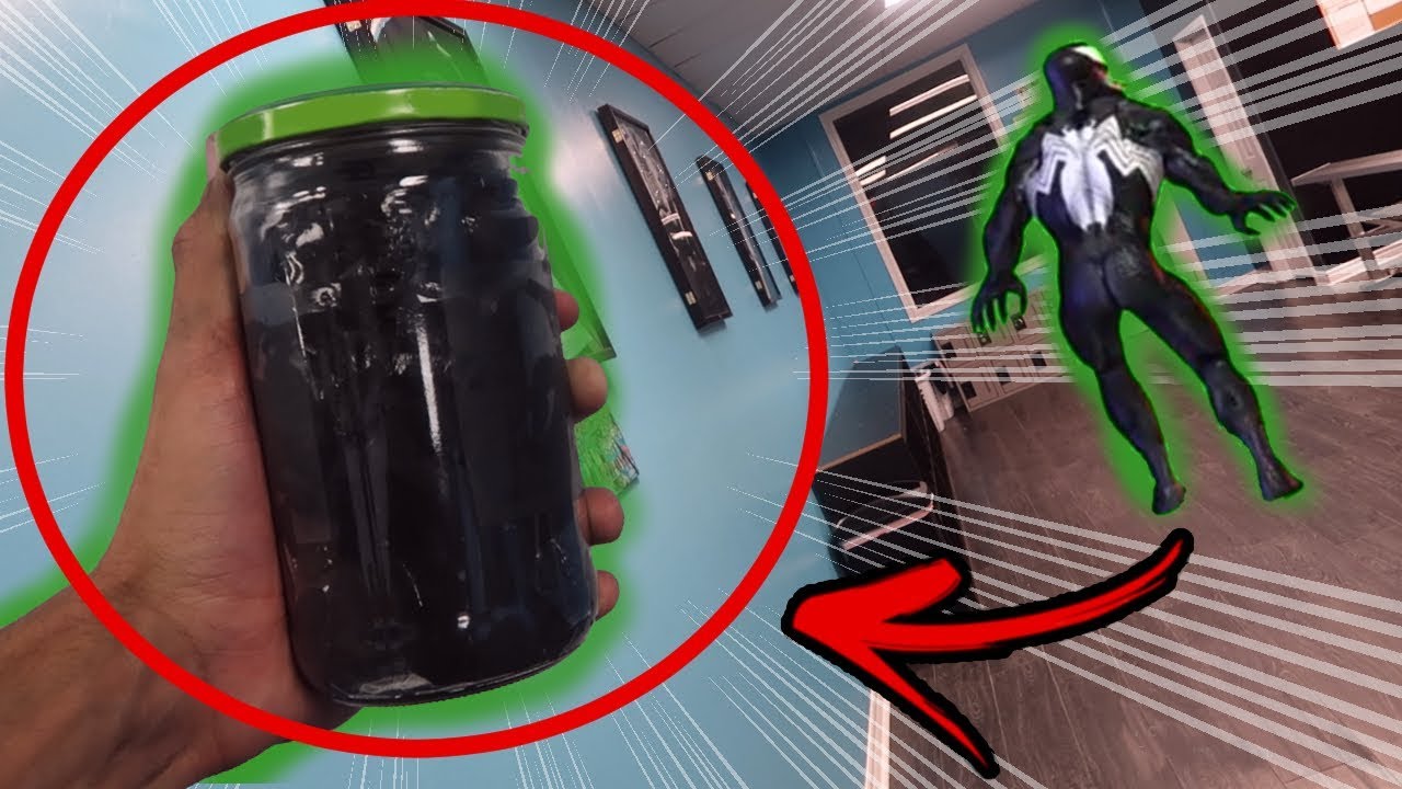 *DO NOT TRY* WE CAPTURED VENOM AT 3 AM!! (HE'S TRAPPED IN THE JAR!!)