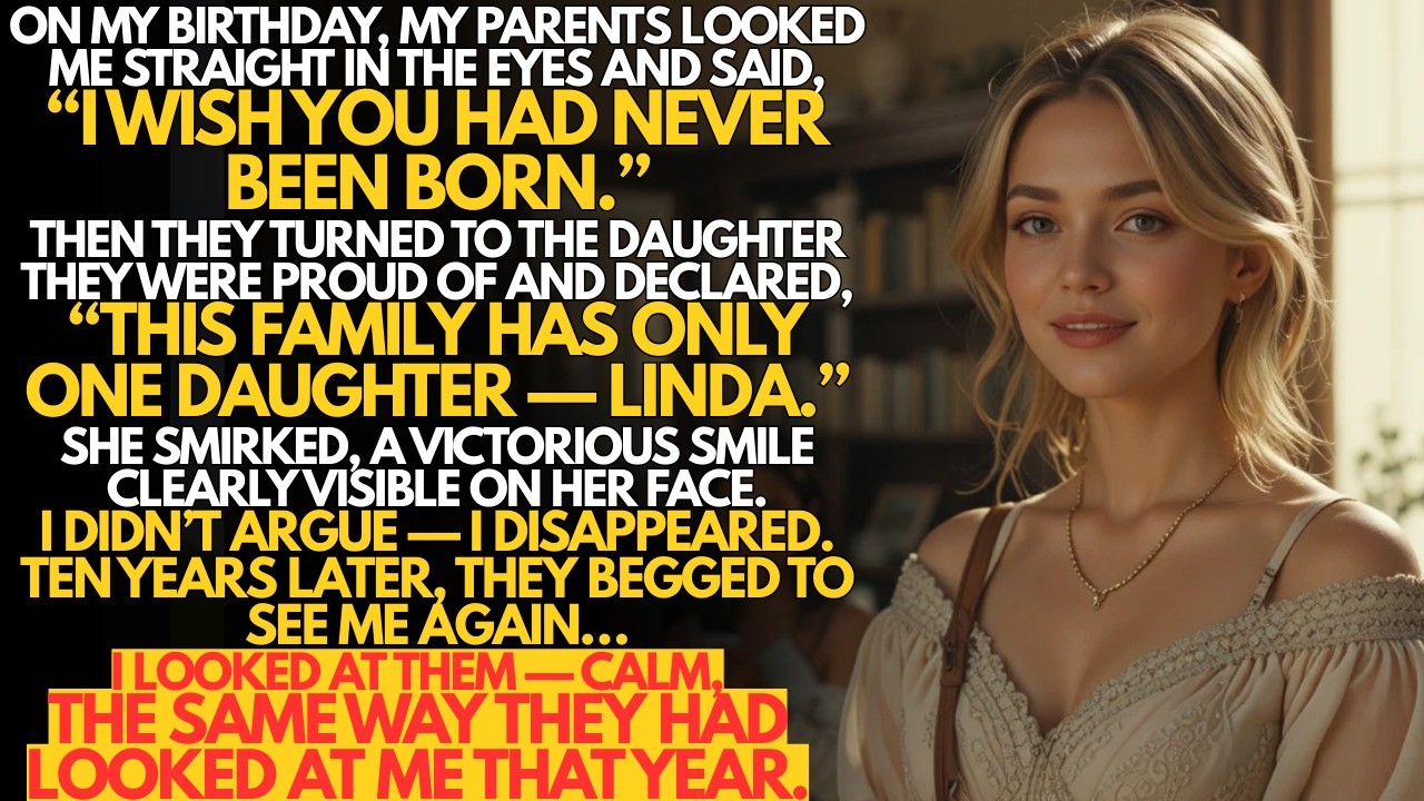 My parents looked me in the eyes and said I should not exist—10 years later, they begged me home...