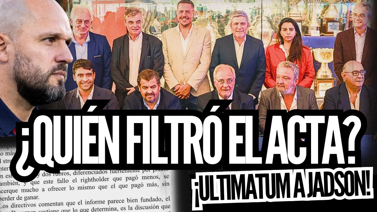 📻 JULIO RIOS | ¿QUIÉN FILTRÓ EL ACTA? DETALLES DEL ESCÁNDALO QUE SACUDE A NACIONAL Y ULTIMATUM AL DT