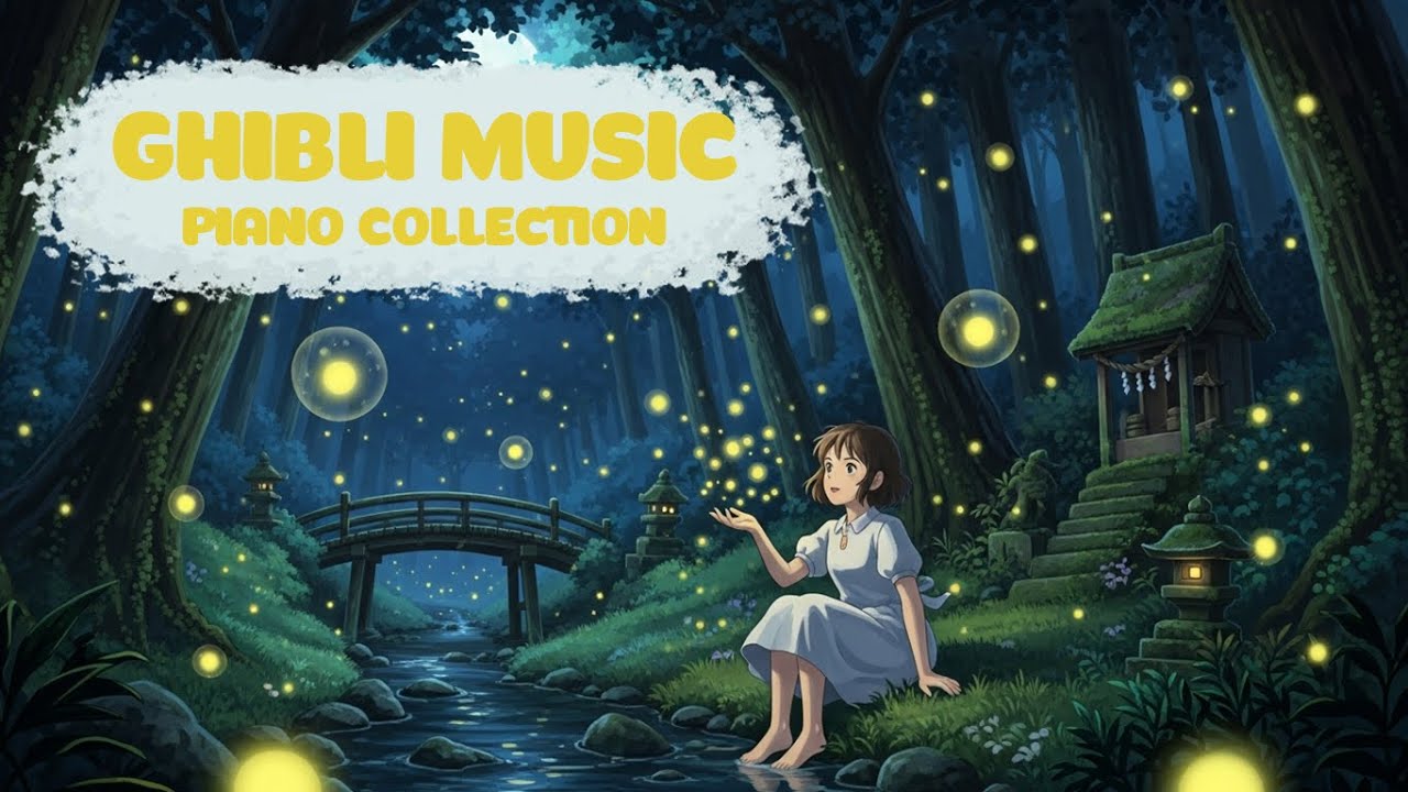 🪟🌧️ Rainy afternoon indoors |Watching rain trace the glass with Ghibli piano 🌧️✨🎼