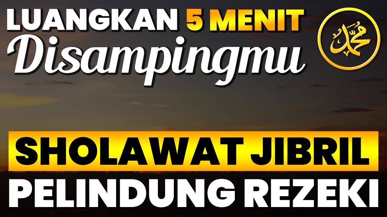 LIVE Sholawat Jibril Penarik Rezeki Hari Ini | Sholawat Nabi Menata Berkah dan Uang Mengalir